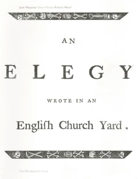 Image for An Elegy Wrote in a English Church Yard