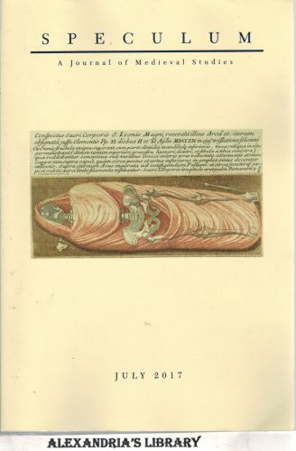 Image for Speculum: A Journal of Medieval Studies: July 2017 - Volume 92 No, 3