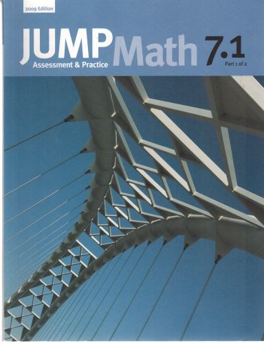 Image for JUMP Math 7.1: Book 7, Part 1 of 2