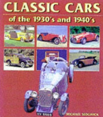 Image for Classic Cars of the 1930's and 1940's