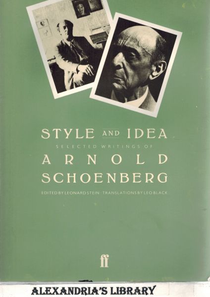Image for Style and Idea - Selected Writings