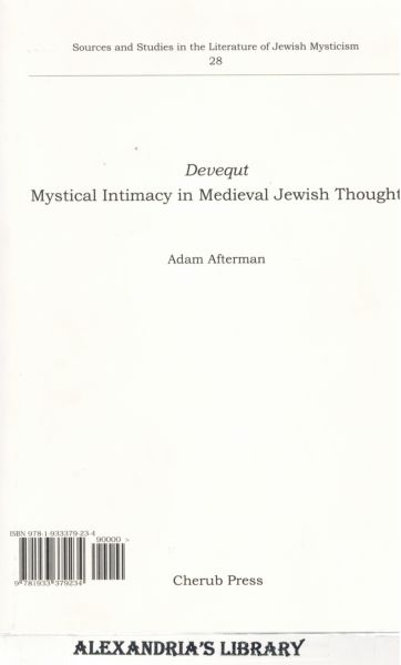 Image for Devequt Mystical Intimacy In Medieval Jewish Thought