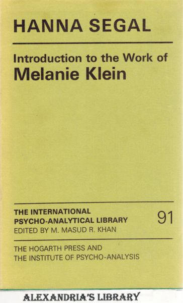 Image for Introduction to the work of Melanie Klein (The International psycho-analytical library)