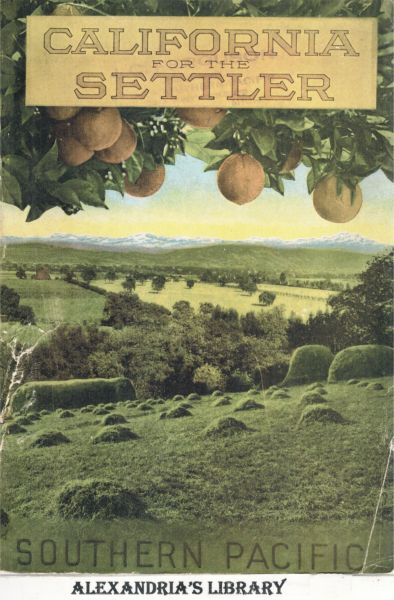 Image for California For The Settler