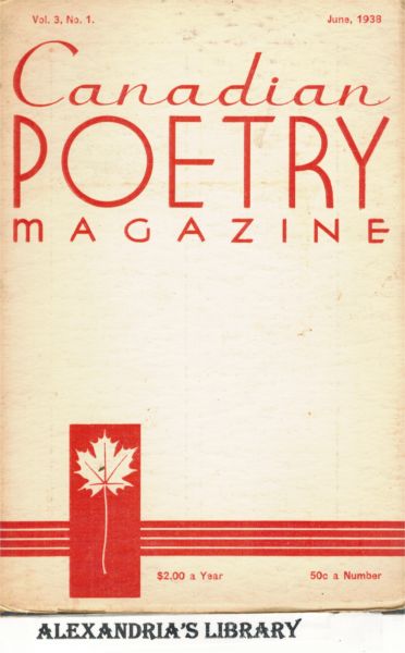 Image for Canadian Poetry Magazine Vol. 3 No. 1